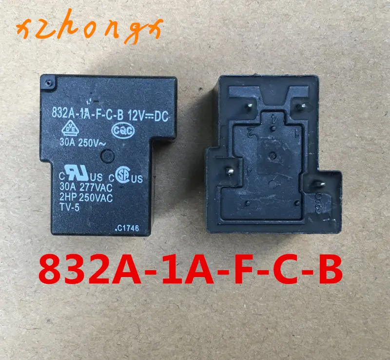 SONGCHUAN 832A 1A F C B 12VDC 12V DC12V 4 контакта 30A силовое реле оригинал Новинка|Аксессуары для