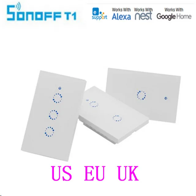 Aliexpress Com Buy Itead Sonoff T1 1 3gang Wifi Wall