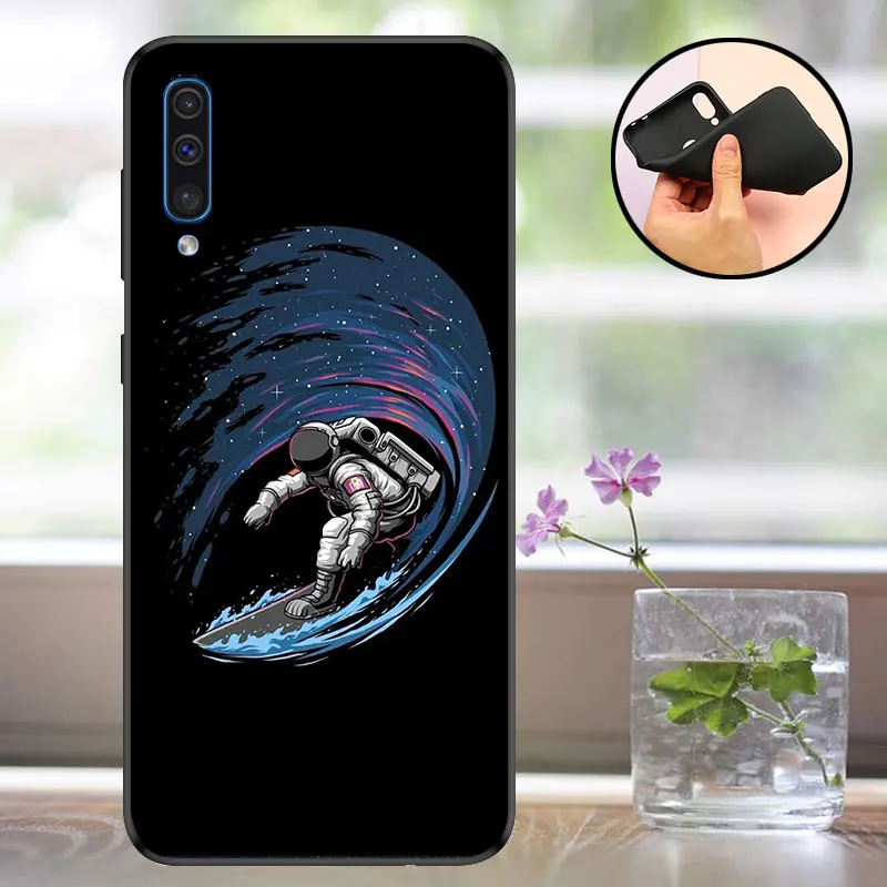 FANATU For Coque Samsung A50 Case Cover Silicon Soft Galaxy A50 A505F Phone Bumper For Funda Samsung Galaxy A50 A505F Cover Case