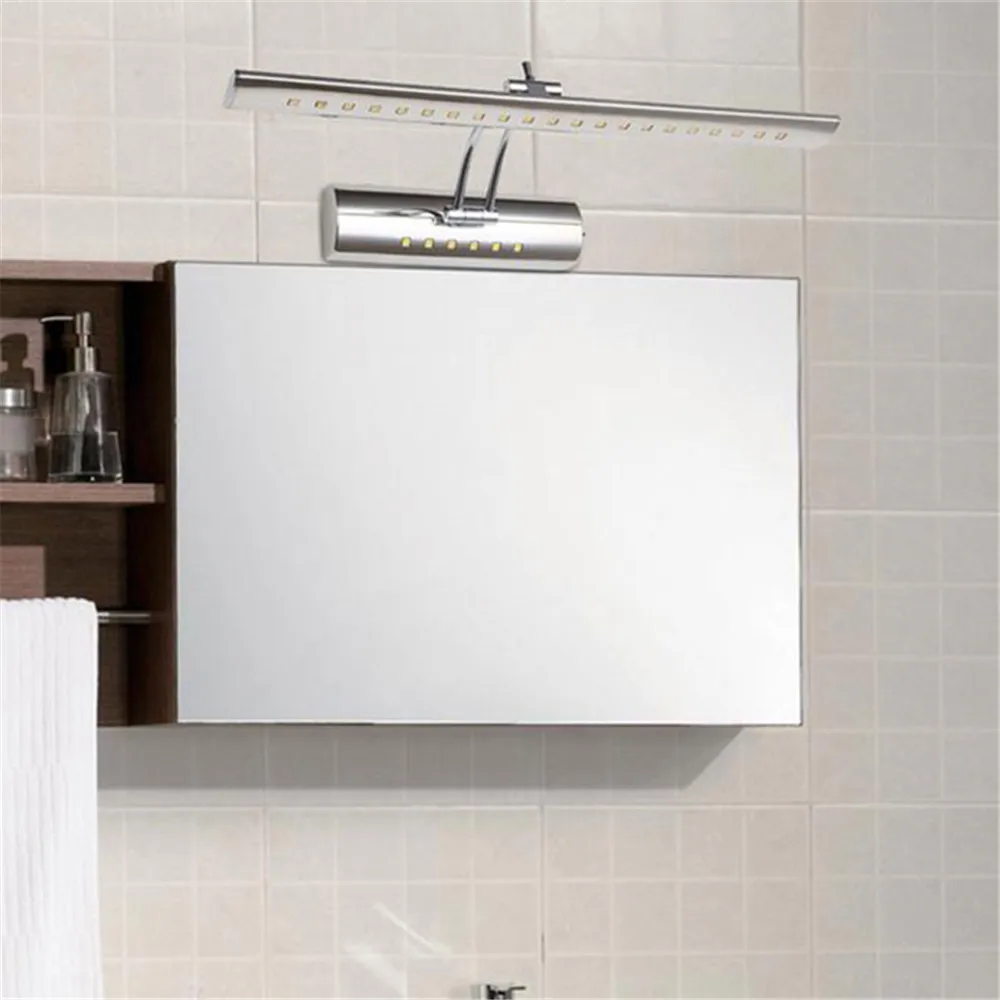 90V 265V AC L40cm 5 Вт светодиодный зеркало с подсветкой Лампа Нержавеющая сталь шкаф