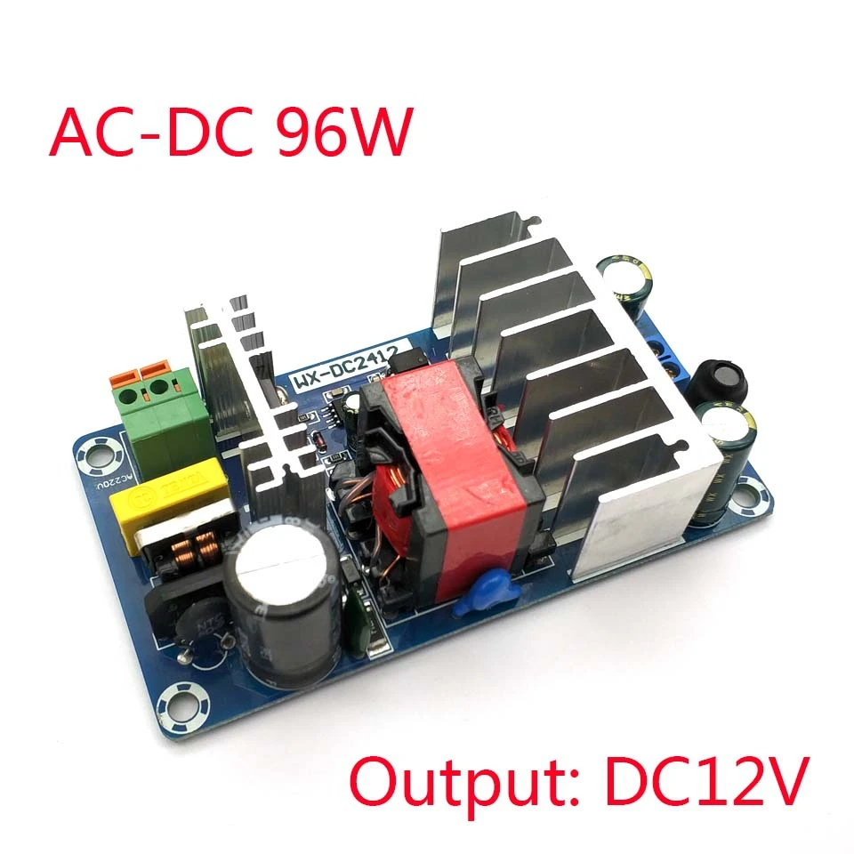 12V Высокая Мощность переключение Питание доска AC-DC Мощность модуль 12V 8A переключение Питание доска несмонтированная плата зарядного устройства с пресс-форм