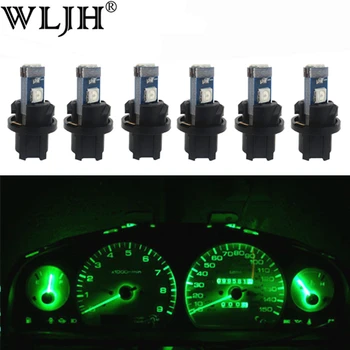 

WLJH 6x T5 LED Light Mini Wedge Bulb PC74 Lamp Car Replacement Dashboard Instrument Panel Light for Suzuki Swift Grand Vitara