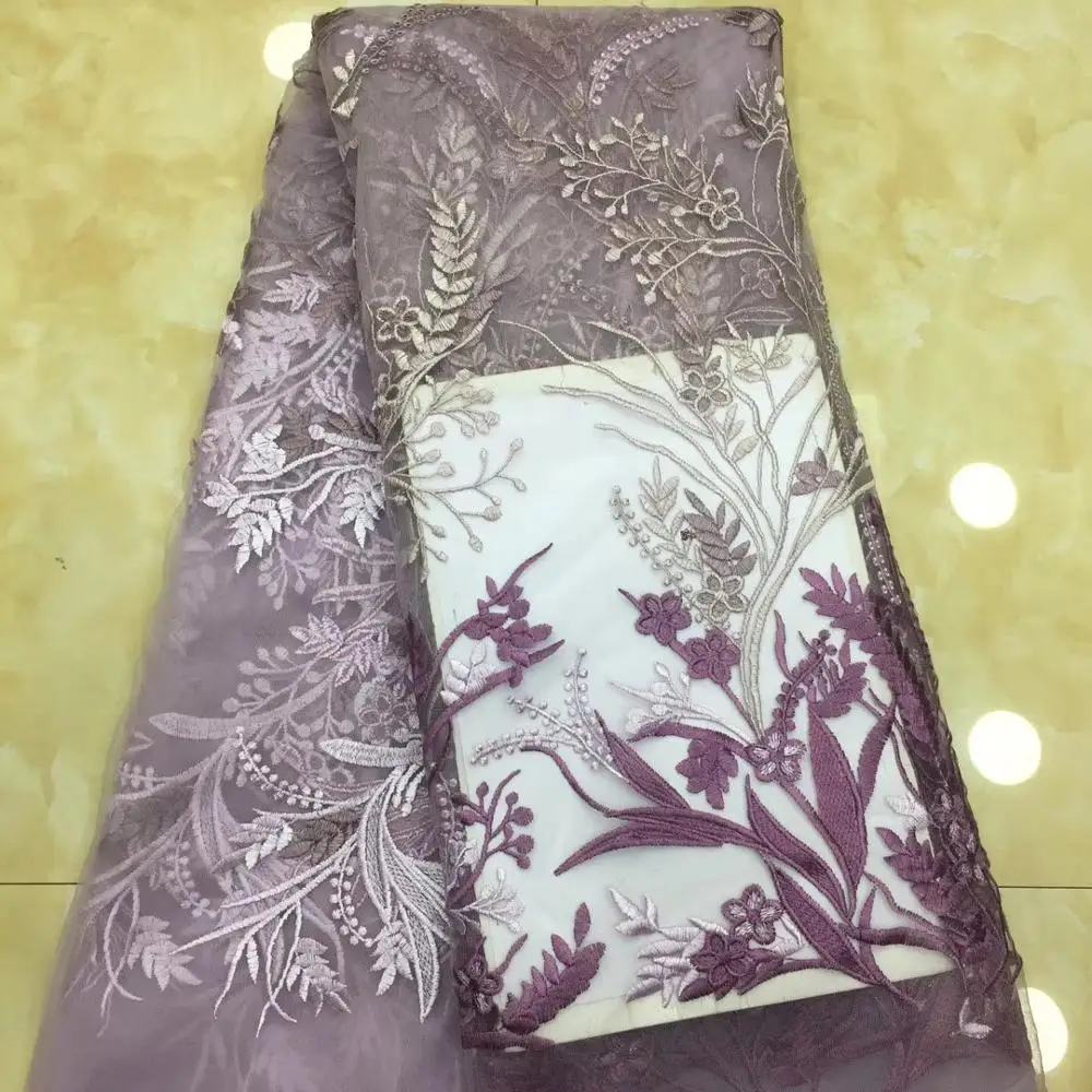 

2019 Latest French Laces Fabrics High Quality Tulle African Laces Fabric For Wedding Nigerian Net Lace Material XZXMAY206