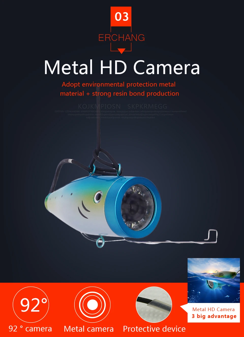 Stardot " рыболокатор Wifi 1000TVL подводный комплект рыболовных камер с функцией записи видео инфракрасный светодиодный рыболокатор камера