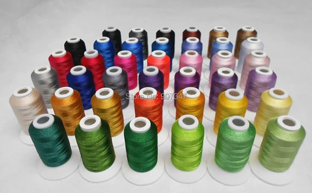 40 Spools Polyester Embroidery Machine Thread