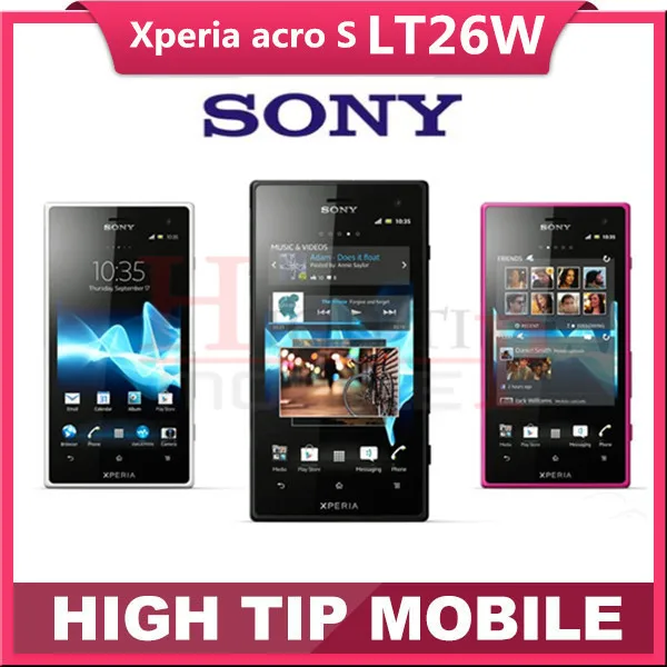 Original unlocked Sony Xperia acro S LT26w mobile phone16GB Dual core Android 3G GSM WIFI GPS