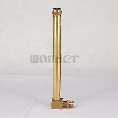 1/4" BSP Male 200mm Length Lube Devices Elbow Brass Oil Liquid Level Indicator Sight Glass For Lathes Sump | Обустройство дома