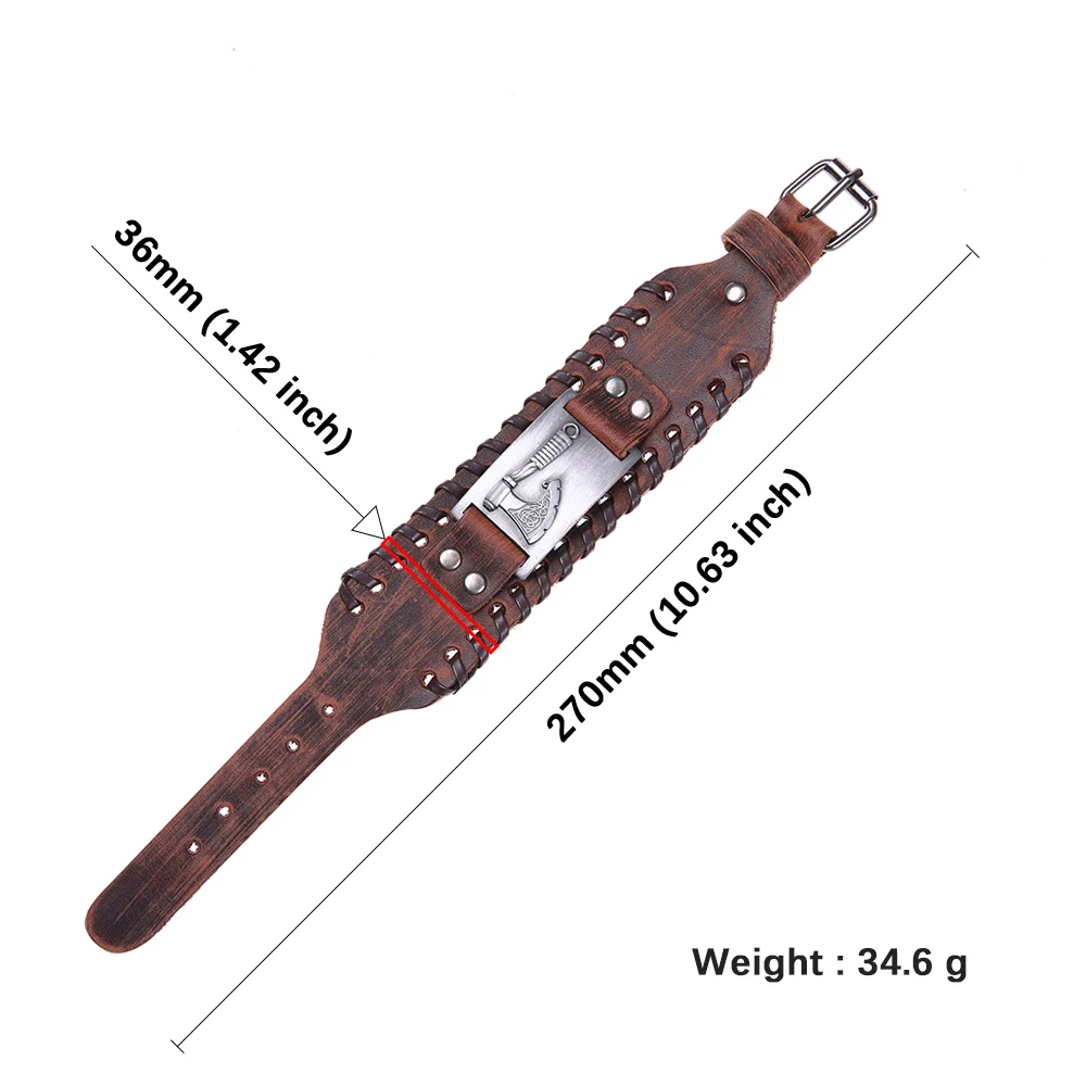 My shape Perun браслет с топором Ирландский Узел Викинг браслет оснастки браслеты переплетения манжеты браслет коричневый из натуральной кожи мужские ювелирные изделия