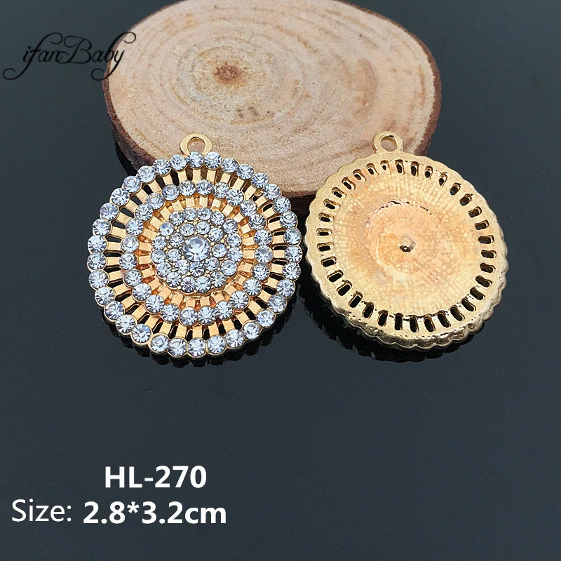 Rhinestone Flat back for DIY Hair Accessories metal rhinestone buttons