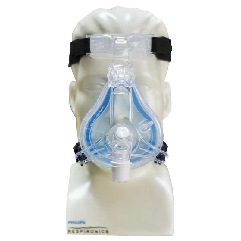 FOR ventilator mask ComfortGel Full gel full face nose and nose mask comfortable blue silicon