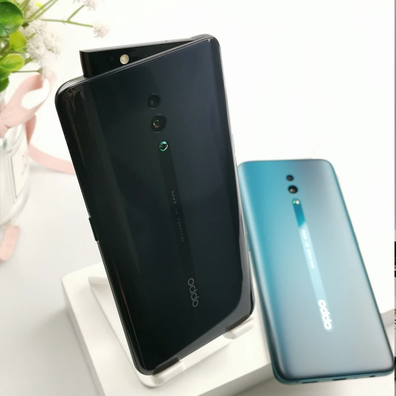 Цена OPPO Reno, Новое поступление, смартфон, 6,4 дюймов, Qualcomm710, Поддержка NFC 2340*1080, Восьмиядерный, 3 камеры, 48MP + 5MP, 3765 mAh, отпечаток пальца ID