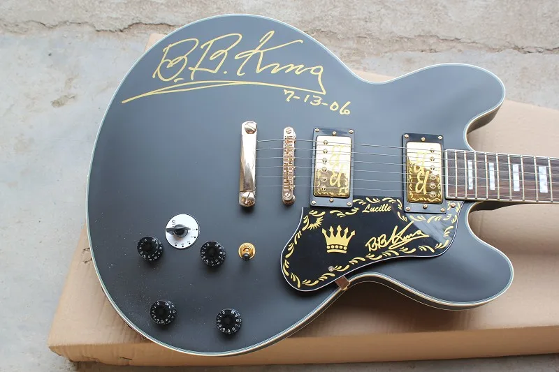 

high quality New Musical Instruments best 5-position Switch B.B. King signature black Electric Guitar -15-9=