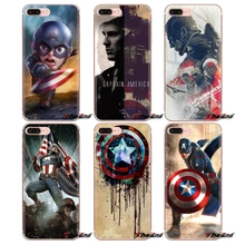 Suave cubierta de Shell para el Oneplus 3 T 5 T 6 T Nokia 2 3 5 6 8 9 230 de 3310 2,1, 3,1, 5,1, 7 2017, 2018 Chris Evans Capitán América escudo(China)