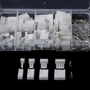 

40 Sets Kit 2P 3P 4P 5P 2.54mm Pitch Terminal Housing Pin Header Connector Adaptor W315