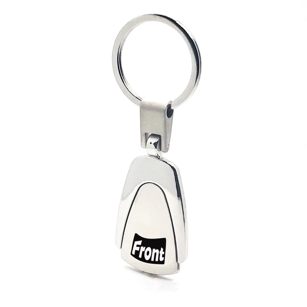 Car Logo Keyrings Auto Metal Key chain Key Ring For RENAULT FIAT JEEP MG SEAT