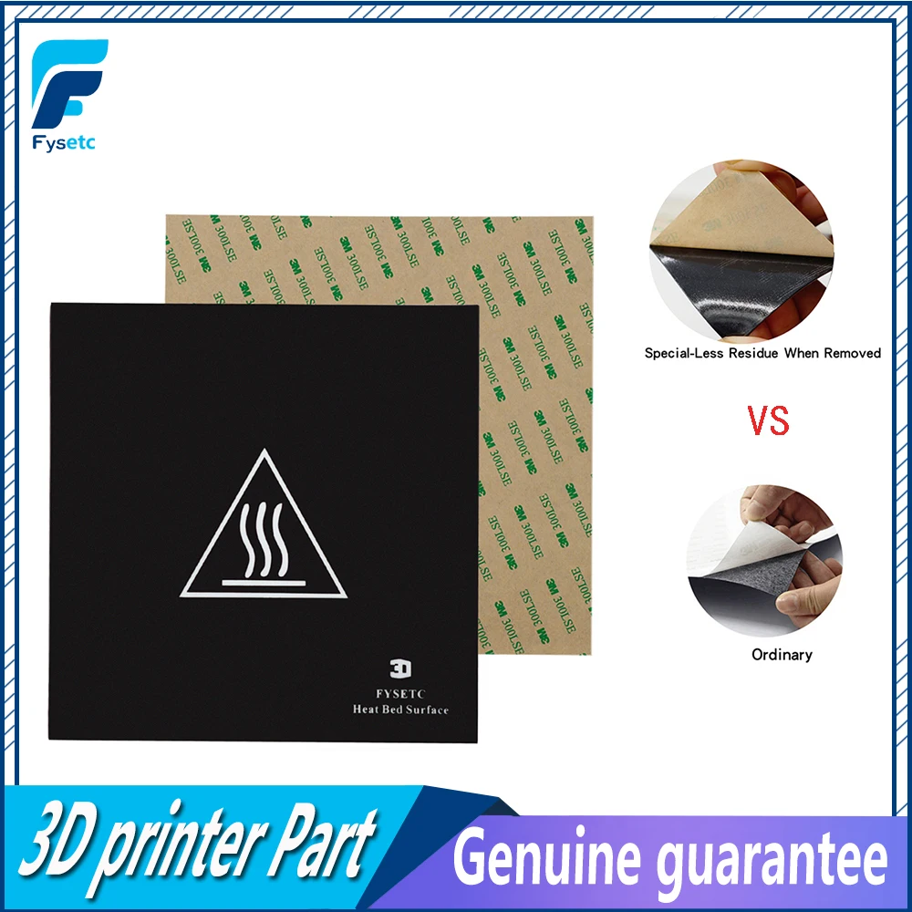 

2pcs Frosted Heated Bed Build Plate Tape 300x300mm Build Sheets 11.8x11.8 inch Platform Sticker For Creality CR10s Lulzbot Taz6