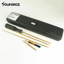 Охотничье ружье набор чистящих средств для ухода за. 177&. 22(4,5 мм и 5,5 мм) щеточная машинка стержень для прицел для пистолета, ружья