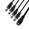 DC Power 1 Female to 2 3 4 Male LED Way Splitter Adapter Connector Plug Cable 5.5mm*2.1mm 12V For CCTV Camera LED Strip Light ► Photo 2/6