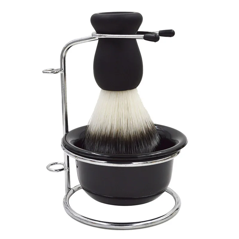 Красивый дизайн, мужская прочная миска-чашка для бритья, щетка для мыла, подставка для посуды, держатель, портативная бритва для бритья, для чистки бороды, набор бритв