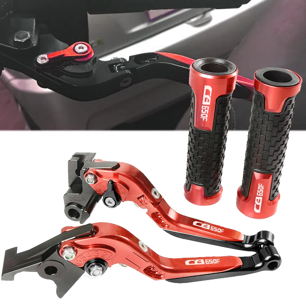 

Motorcycle CNC Aluminum Pivot Brake Clutch Levers handle hand bar grips For Honda CB650F CB 650F CB650 F CB 650 F 2014-2016 2015