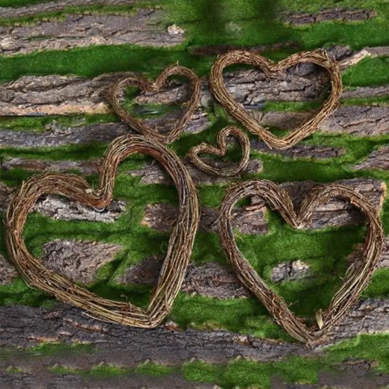 

Vine Rattan Ring Florist DIY Hand-Hanging Flower Garlands Christmas Decoration Naked Circle Dried Flowers 7A0753