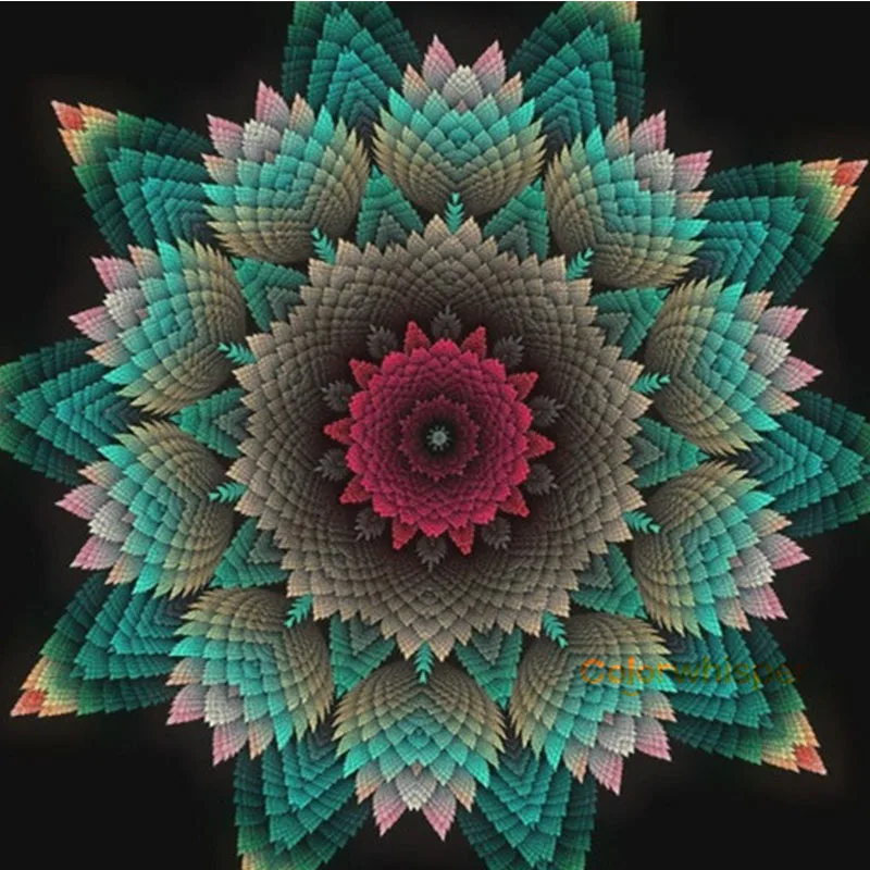 

Diamond Painting Full Square Drill "Mandala"5D Daimond Painting Embroidery Rhinestone Mosaic Painting Handcraft Hobby LE00101