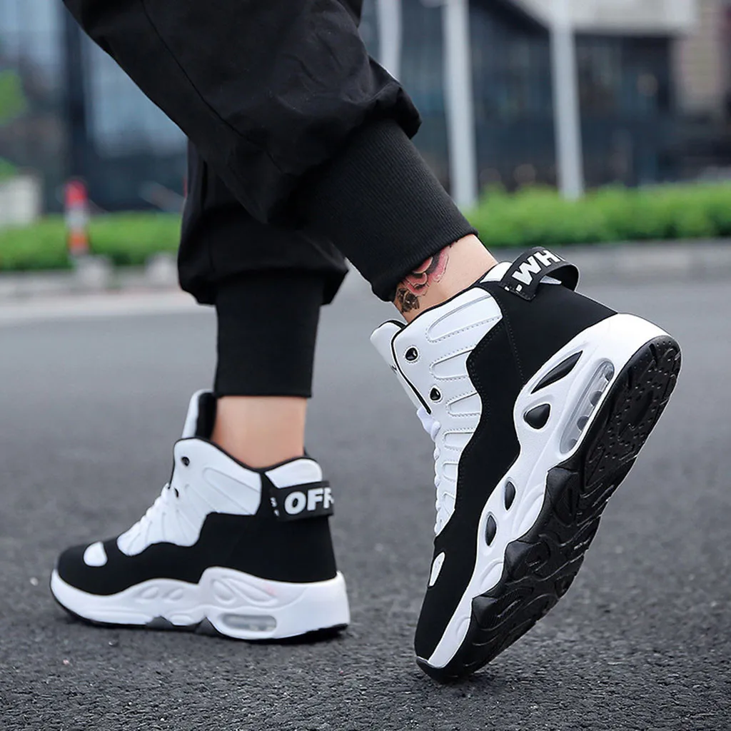 

2019 new Breathable Shoe Flying Woven Sports Shoes men's casual shoes Casual basketball Shoes Student Mesh Sneakers