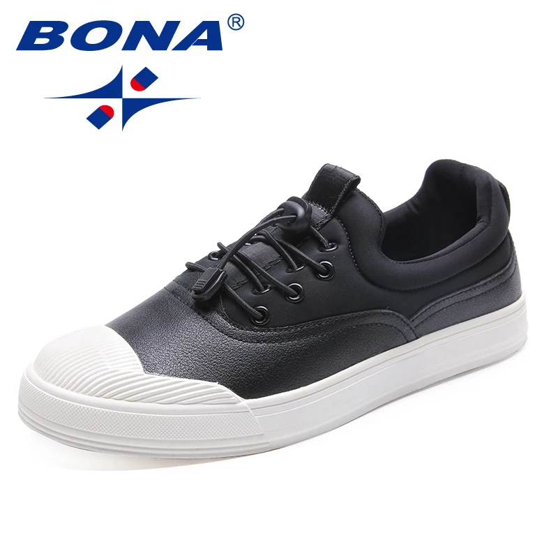 

BONA New Arrival Fashion Style Men Casual Shoes Elastic Band Men Loafers Comfortable Men Flats Light Male Shoes Free Shipping