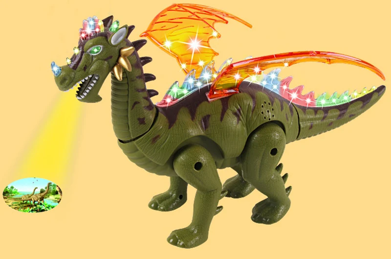 Dinossauro do Jurássico Brinquedos para Presente de Aniversário Eletrônica Piscando Frescos Animais Projeção Brinquedos Sounding Adorável Eletrônicos 7 Eletrônica Piscando Dinossauro do Jurássico Frescos Animais