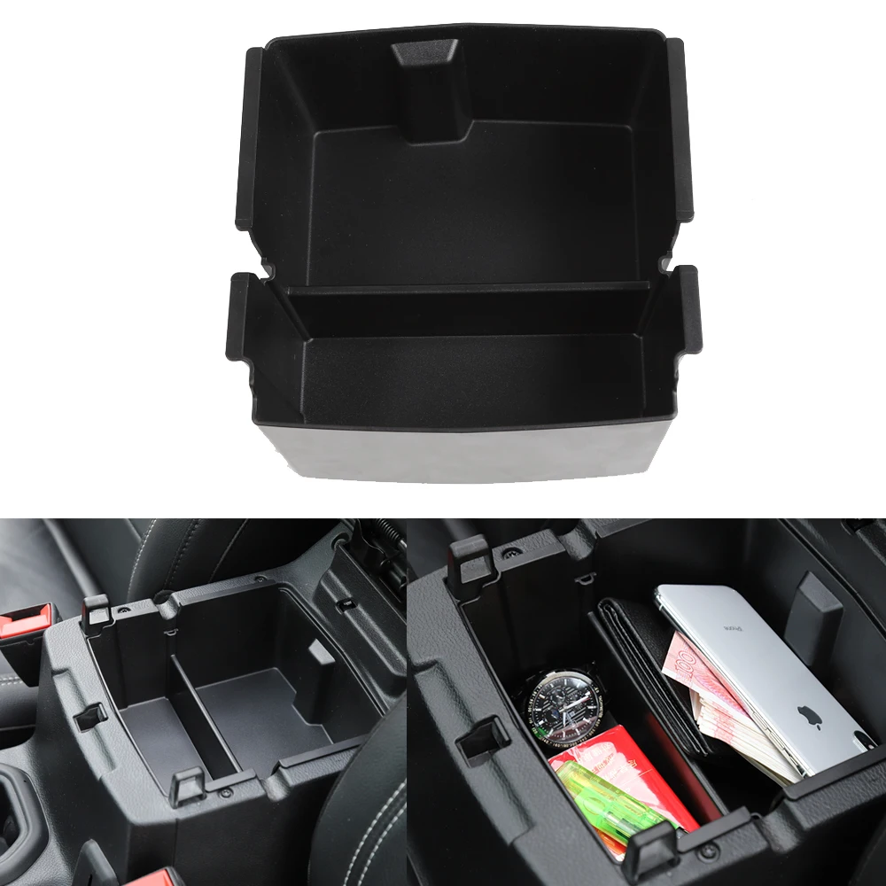 

Car Accessorices Armrest Storage Tray Box Fit for Jeep Wrangler JL 2018-2019 Center Console Organizer tray