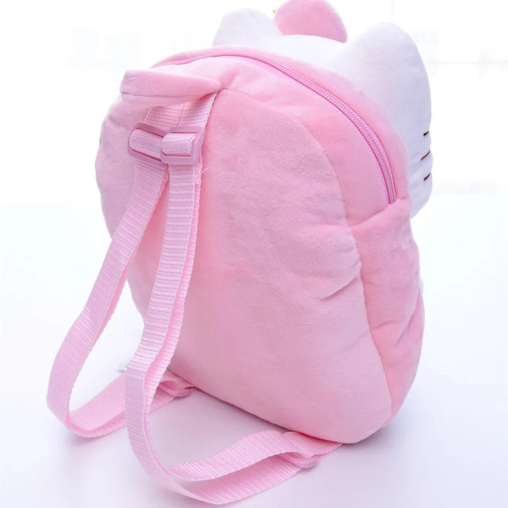 HELLO KITTY kawaii backpack child kindergarten children's schoolbag plush backpack hello kitty bag backpack for baby 30*28cm