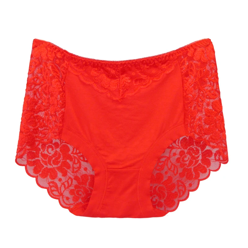 

Underwear Women Panties Perspective Sexy Brand Full Transparent Panty Woman Lace Knickers Period Panty Plus Size Briefs XK