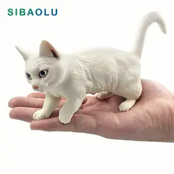 Искусственные большой персидская кошка Пластик животных моделирования модель Фигурка домашнего декора миниатюрный Сказочный украшения