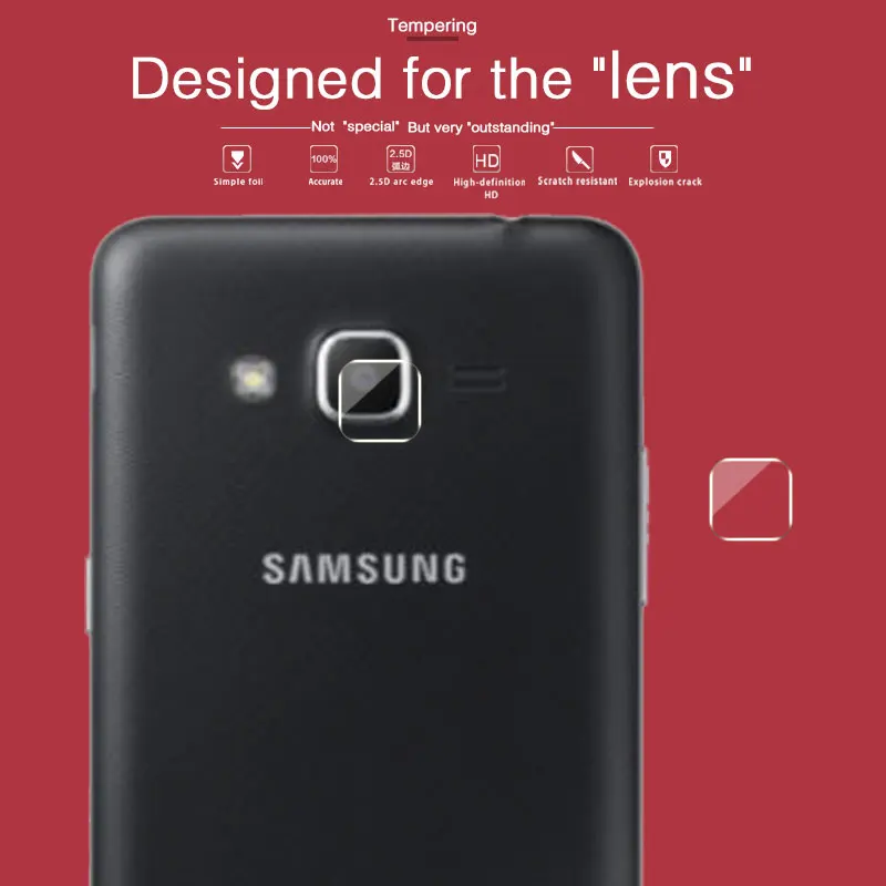 

Camera Lens Tempered Glass For Samsung Galaxy J2 PRIME G532 Fingerprint Back Transparent Lens Protector Camera Film Glass