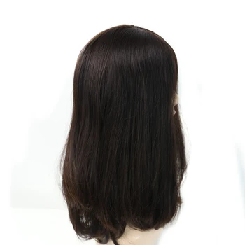 

Natural Straight Human Hair Wig Jewish Wig Kosher Wigs #4 Virgin European Hair Unprocessed Women Lace Wig Prosa