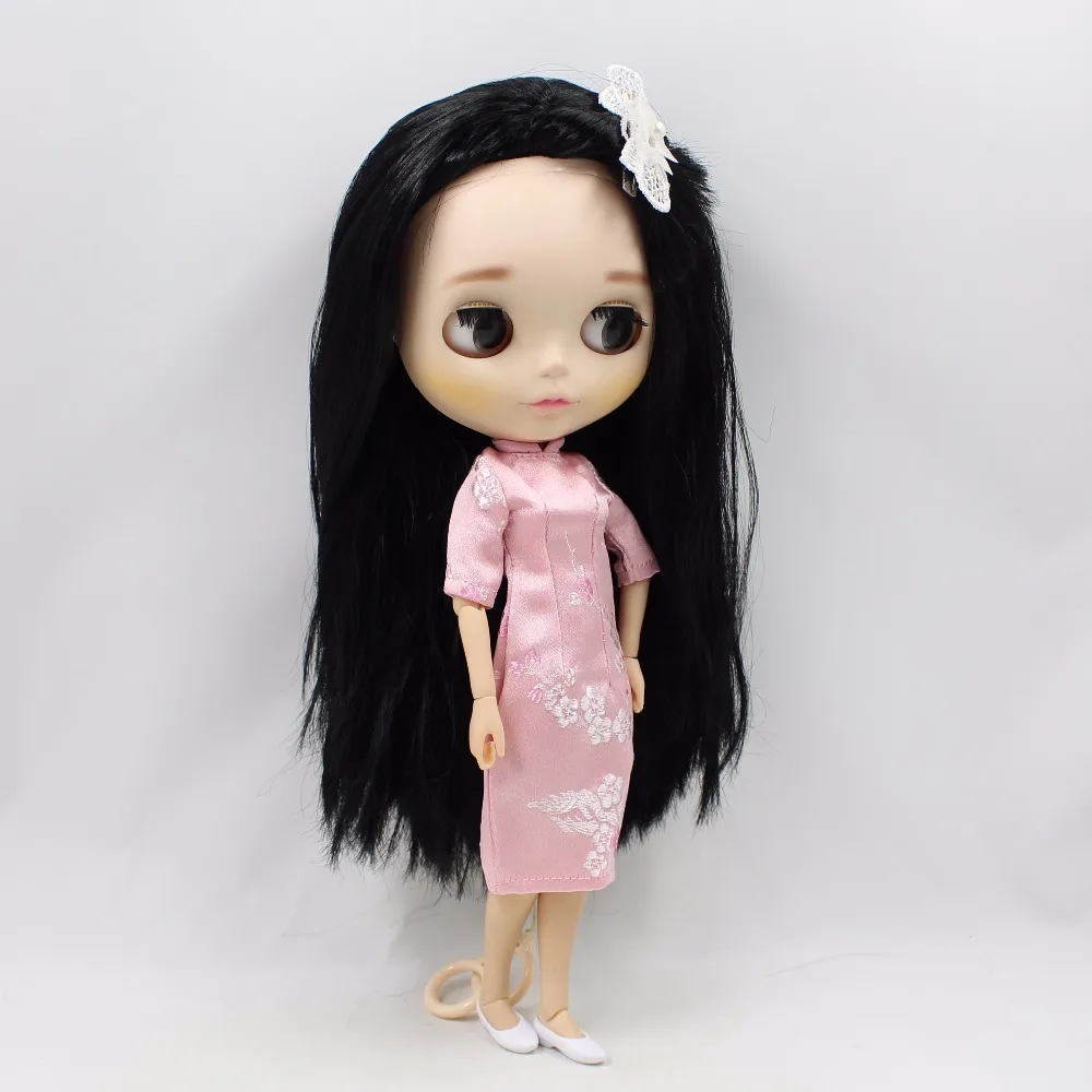 Neo Blythe Doll Ancient Embroidery Cheongsam Dress 11