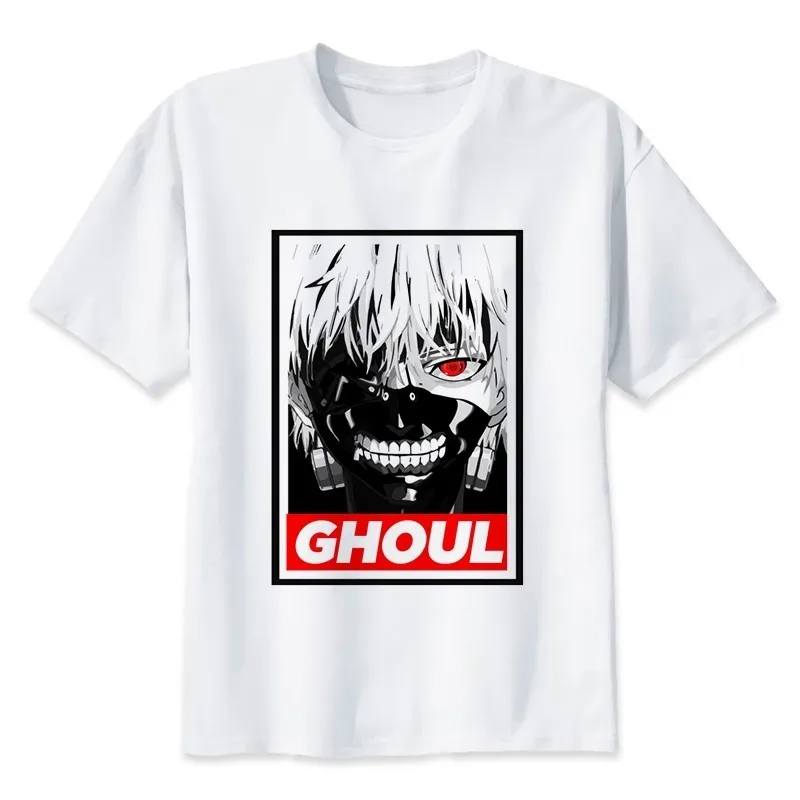 

Japanese Tokyo Ghoul T Shirt Printed Hot Anime Tokyo Ghoul Shirt Clothes Ken Kaneki Short-sleeve Tokyo Ghoul T-shirt Men Tshirt