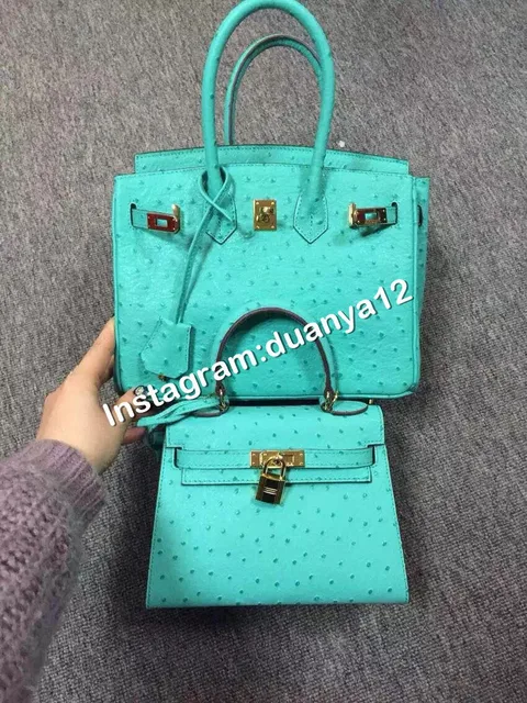 HERMES UNBOXING, Birkin 25 Vert Verone in Ostrich