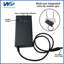 Портативный 12V 1A мини блок бесперебойного питания для Wi-Fi маршрутизатор ip-камера ups с 12V 12W Резервное копирование ИБП блок питания