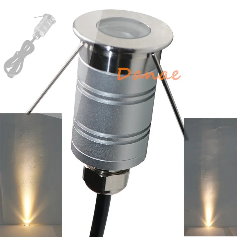1W Mini Condensing Ground Lamp LED Undergroun Light DC12V-24V Buried Inground Spotlight for Floor Deck Stairs Landscape YRANK | Лампы и
