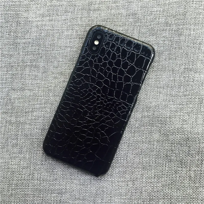 Для iPhone 6S 7 8 Plus X 12 11 Pro Max чехол с крокодиловой зеленой текстурой чехлы для