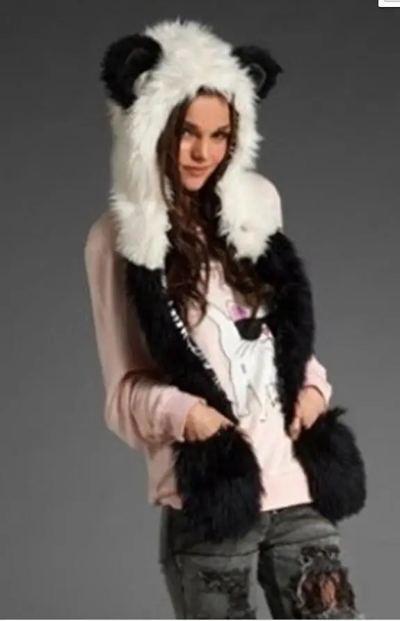 animal hat carton cut winter women cap 2