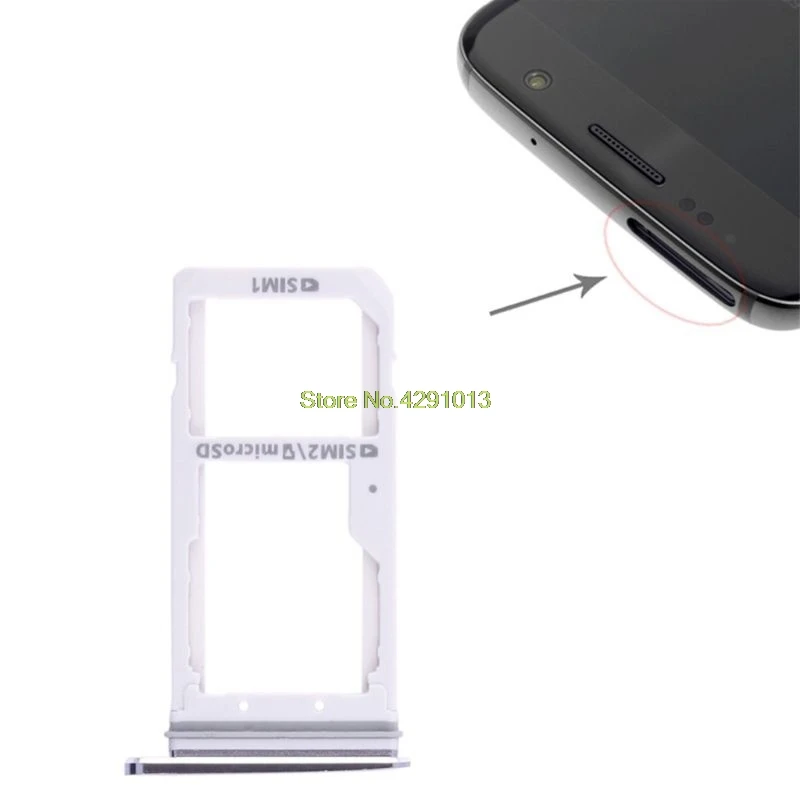 Новинка 2019 лоток для сим карт с двумя слотами держатель сменная часть Samsung Galaxy S7