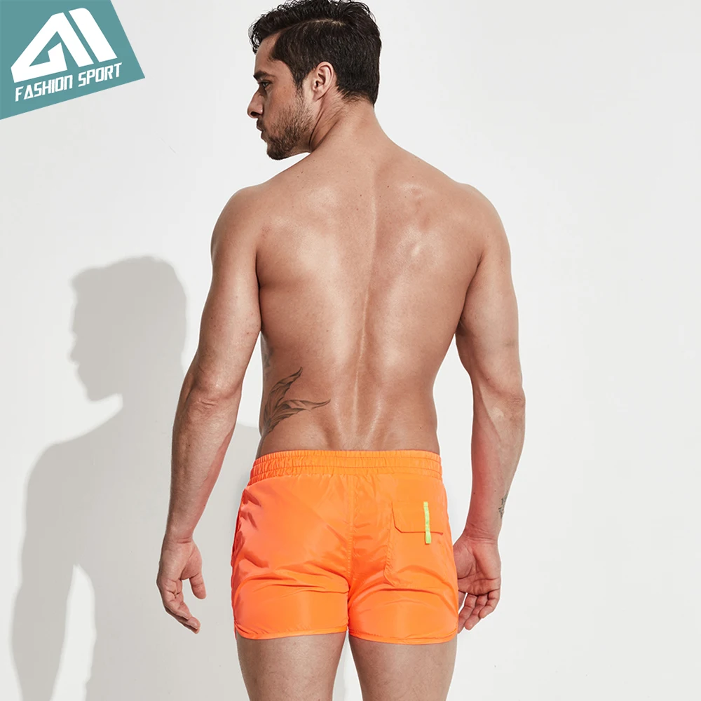 Desmiit Solid Men's Board Shorts Sport Athletic Running Gym Walking Men Shorts (25)