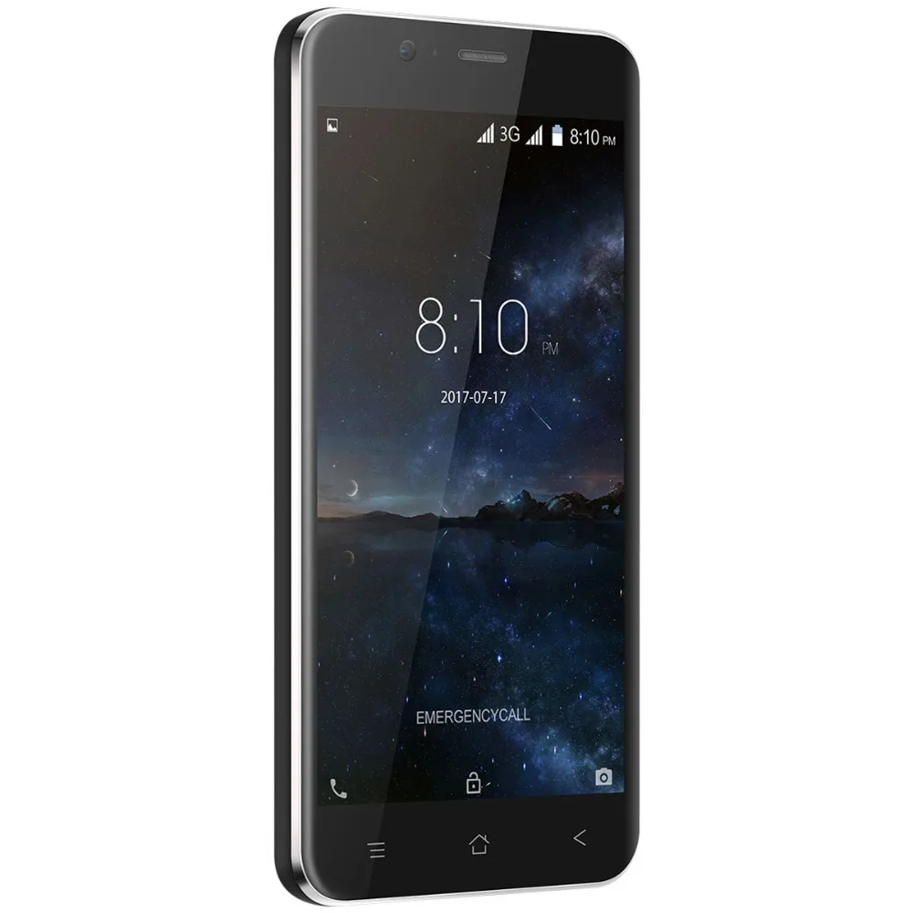 Blackview A7 MT6580A четырехъядерный мобильный телефон 5,0 дюймов двойная задняя камера Android 7,0 смартфон 2800 мАч 1 Гб ram 8 Гб rom мобильный телефон