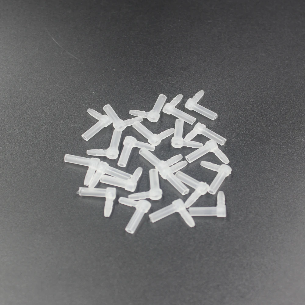 

CISSPLAZA 500pcs DIY CISS cartridge tube bend transparent rubber Continuous Ink Supply System Accessories pipeline connector