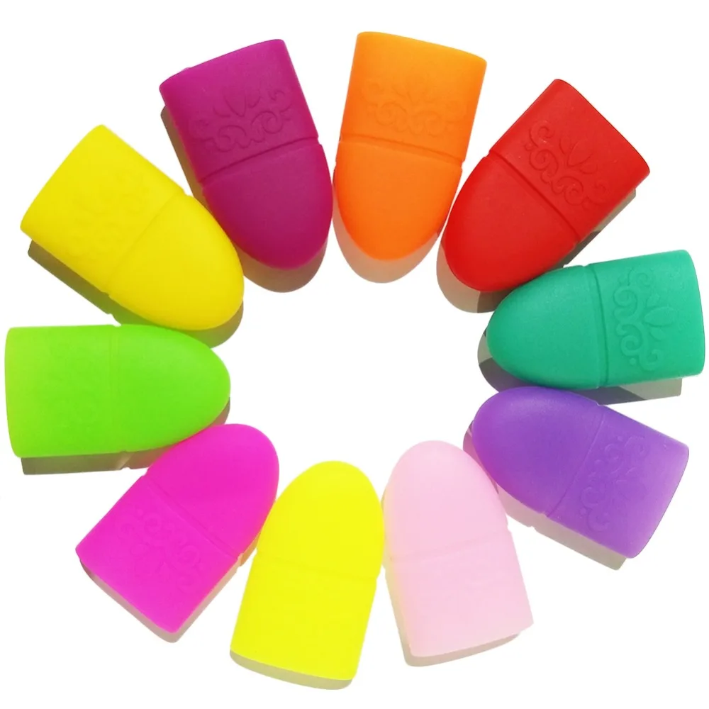 

10pcs Nail Art Polish Remover Wrap Tips UV Gel Soak Off Cap Clip Manicure Cleaning Varnish Tool Napkins For Manicure Gel Remover