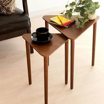 Solid wood side of the corner a few modern minimalist small coffee table living room sofa side table