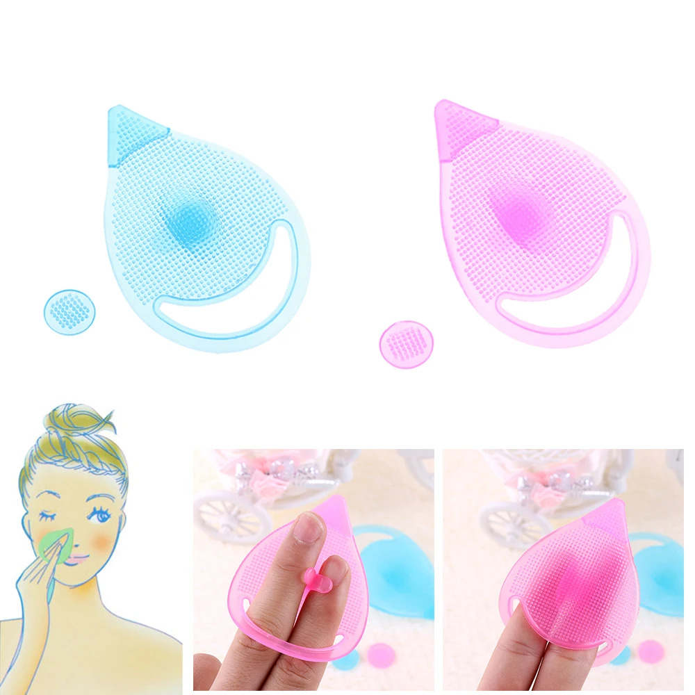 

1 Pc 2017 New Design Hot Sale Facial Blackhead Remover Cleansing Scrub Silicon Brush Face Clean Skin Care Tool