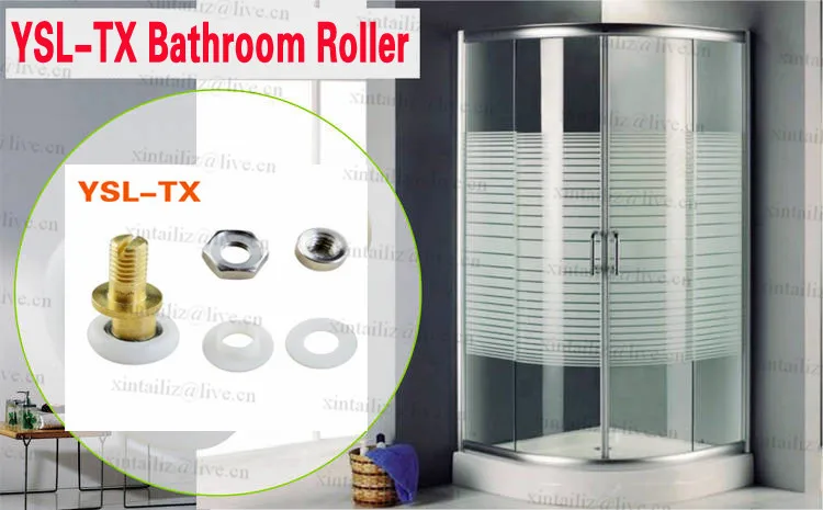 [YSL-TX] шкив душевой комнаты раздвижные стеклянные двери колеса нейлон ролик медное колесо валик для ванной колеса